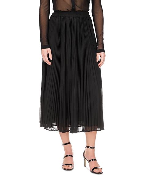 Michael Michael Kors Pleated Midi Skirt 